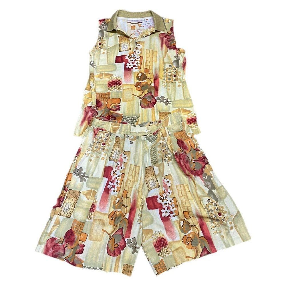 Bette & Court Signature Hawaiian Day Outfit Collection Sz S Shirt Top 12 Shorts